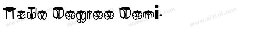 Tado Degree Demi字体转换 Tado Degree Demi字体转换